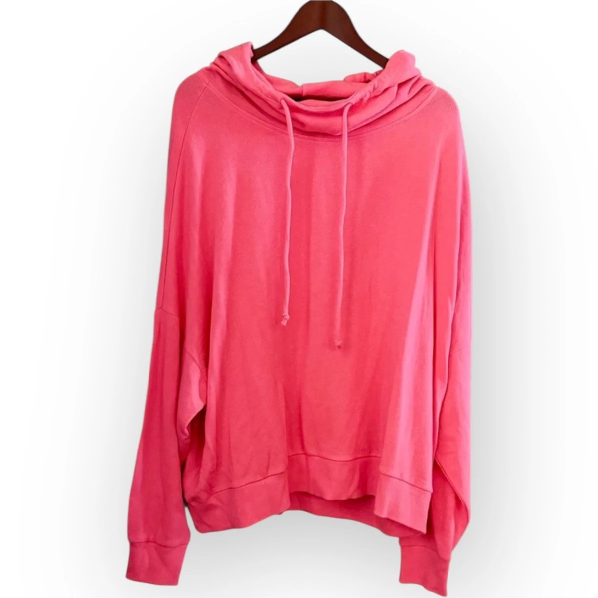 Sweat à Capuche Col Haut Femme – Unie Longue – Taille Régulière – Neuf Avec étiquettes