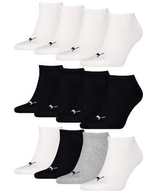 Puma Sneaker Socken 4 Paar Turnschuheinlagen Sportsocken