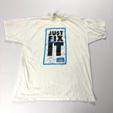 Vintage Home Improvement Just Fix It Shirt White Sz XL Television Promo TV Show