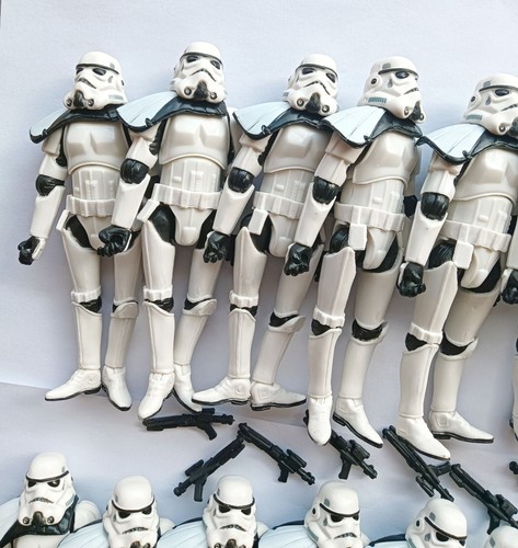 lot of 20 Hasbro Star Wars Stormtroopers action figure w gun 3.75" #d3 - Picture 6 of 18