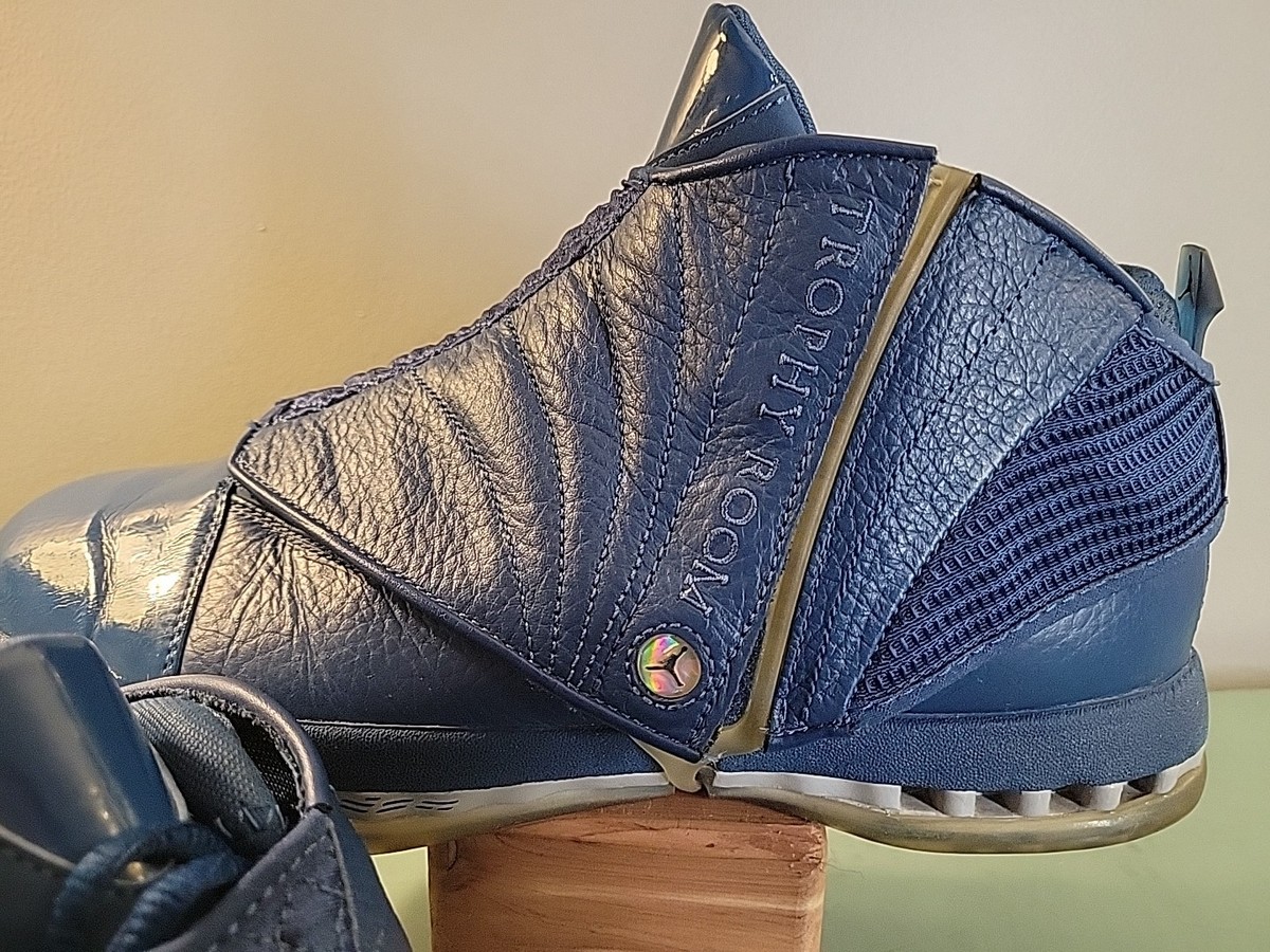 Air Jordan 16 x Trophy Room Retro French Blue Sneaker Size 10.5 | eBay
