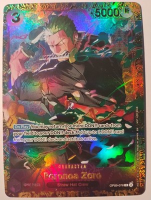 Roronoa Zoro Championship 25-26 Regionals Season 1 One Piece  OP09-076 NM Proxy