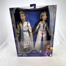 Mattel Disney Wish King Magnifico Queen Amaya of Rosas 2-Pack Fashion Dolls