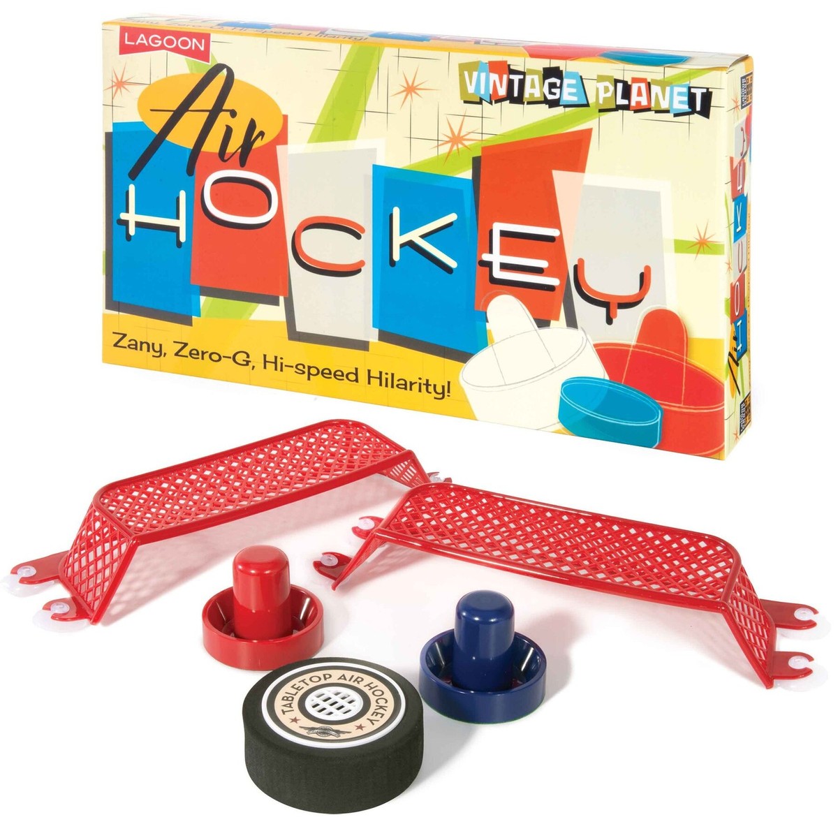 AIR HOCKEY - Tabletop Fun Kids Set - Works On Any Flat Surface