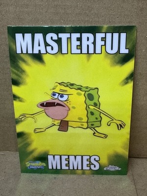 2025 Topps Chrome SpongeBob Squarepants SpongeGar Masterful Memes #MM-3