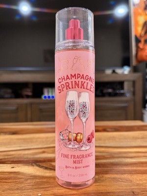 Bath & Body Works Champagne Sprinkles Fine Fragrance Mist 8 oz ~Full