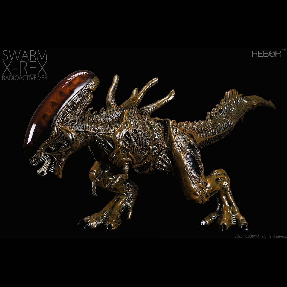REBOR 1/35 Tyrannosaurus Rex Swarm X-Rex Radioactivo Ver Figura Modelo Juguetes Regalo Foto 3 de 4