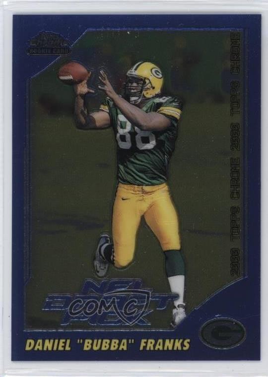 2000 Topps Chrome NFL Draft Pick 199/1650 Bubba Franks Daniel #268 Rookie RC 1g3