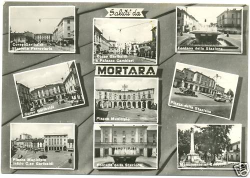 SALUTI DA MORTARA - VEDUTINE (PAVIA) 1968 - Picture 1 of 1