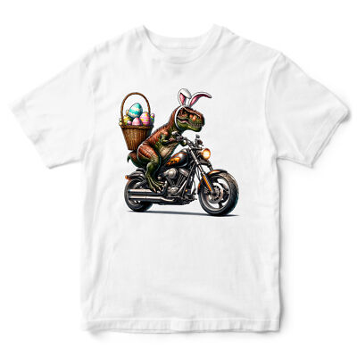 T Rex Ostern Jungen Shirt Motorradshirt Lustig Junge Fun Feiern Motorräder...