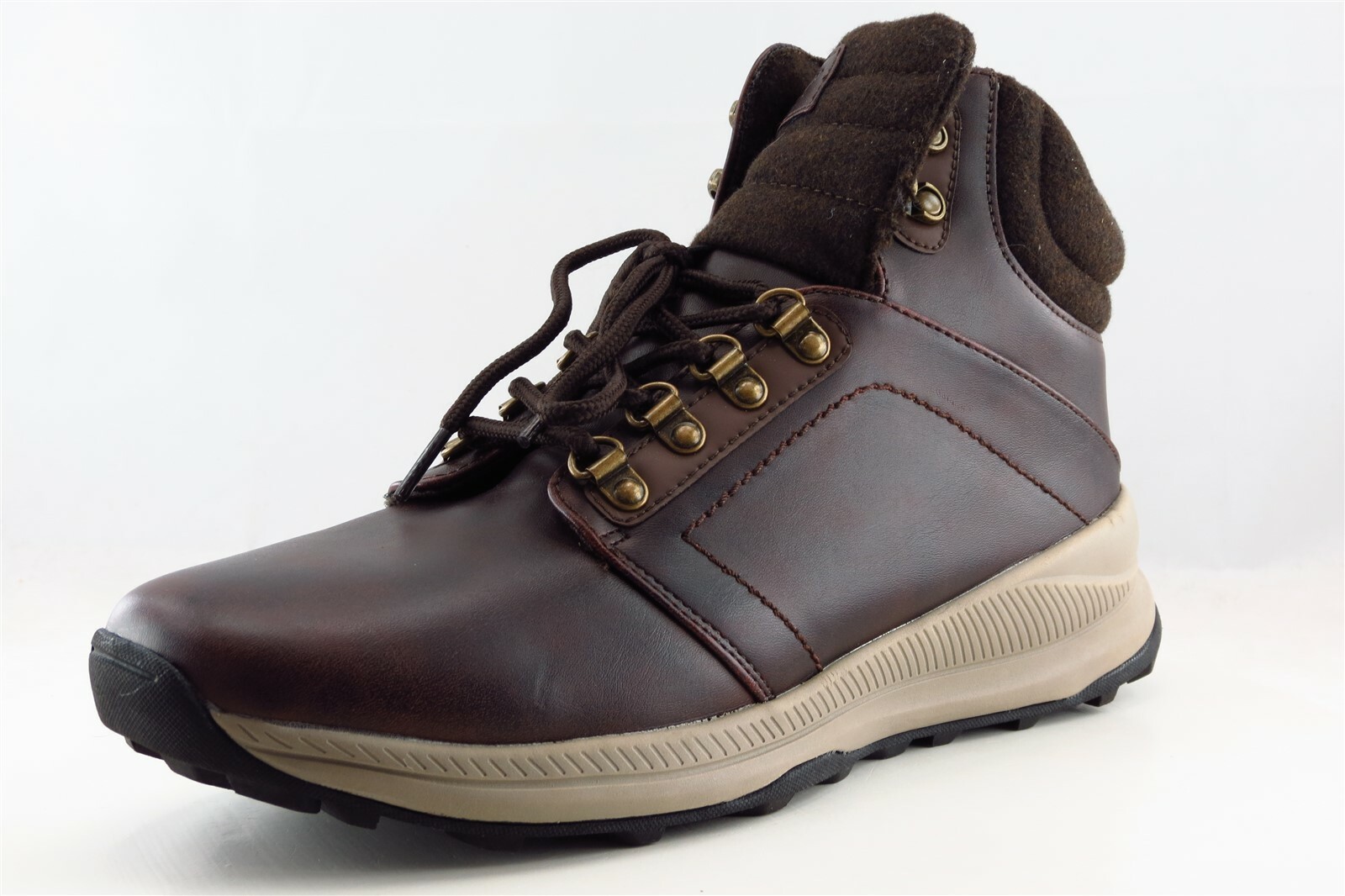 Khombu Hiking Boot Brown Synthetic Men Size 8 M Gem