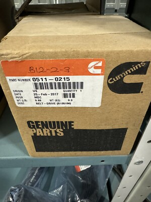 Cummins, Onan Generator Antriebsriemen 0511-0215 Brandneu aber Box geöffnet