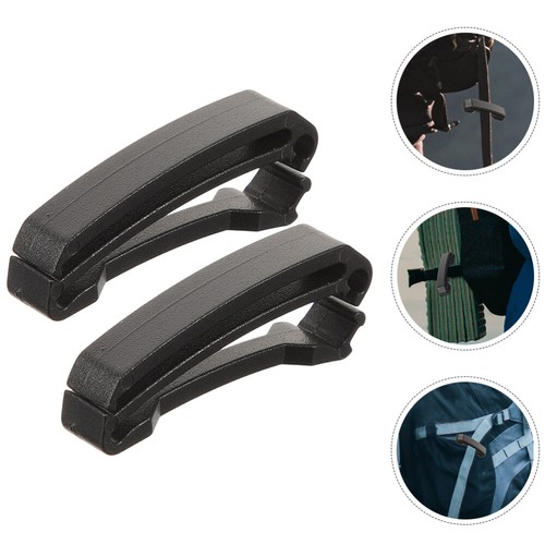 2 Pcs Bergsteiger-Rucksack-Clip Klettergurtschnallen Rucksackgurthalter