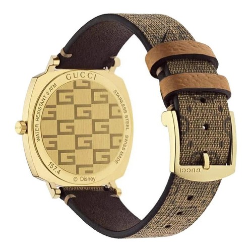 Gucci Grip Disney Mickey Mouse Women's Watch Brand New, 27mm Gold Case YA157420 - Bild 4 von 5