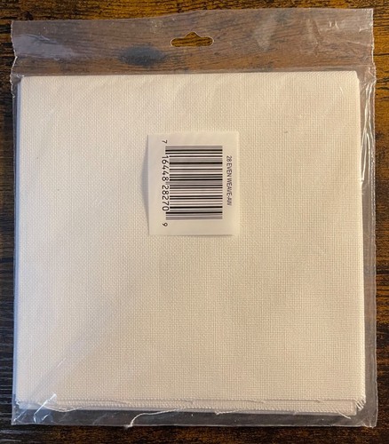 MCG Textiles-28 Count Evenweave 20"x27" Antique White-Cross Stitch Fabric - Picture 2 of 2