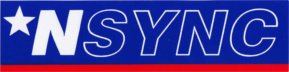 nsyk⭐︎ Sticker - N'Sync Logo Star Pop Music Band Justin Timberlake