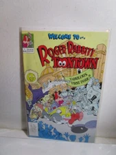 Welcome to Roger Rabbit's Toontown August 1 1991 Disney Comics Bagged Boarded