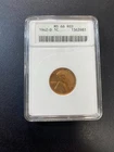 1942 D WHEAT CENT ANACS MS-66 RD - UNCIRCULATED - WHEAT PENNY - CERTIFIED - 1C