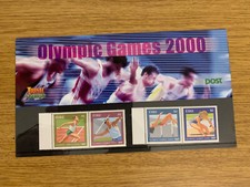 Pacchetto presentazione Giochi Olimpici Sydney 2000 MNH SG 1321a, 1323a coppie se-tenant