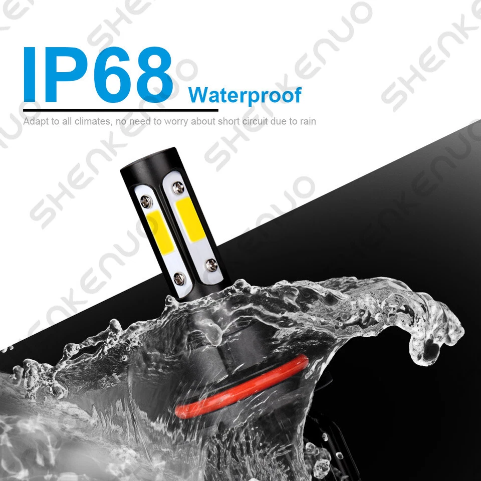 For International Truck 4300 4400 2003-2012 LED Headlight Hi-Low Beam White K9B - Image 4 of 4