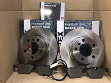 Dischi freno anteriori + pastiglie + filo per BMW Serie 3 E90 E92 E93 316 318 320 05-13