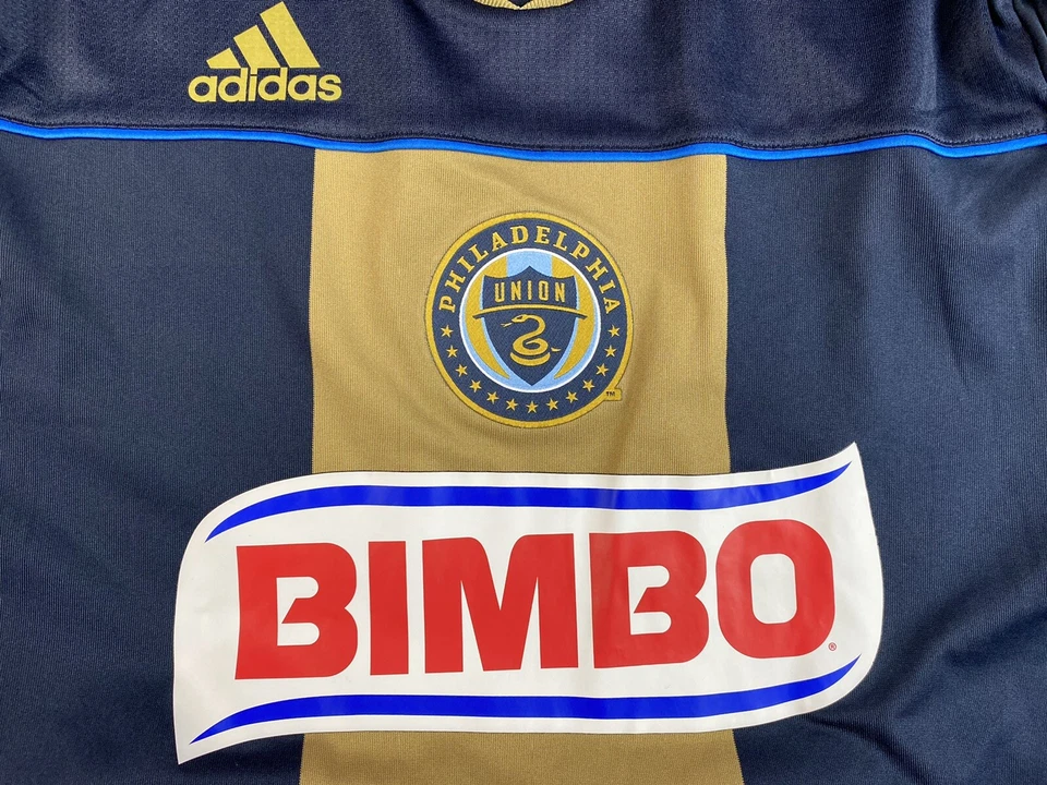 PHILADELPHIA UNION 2011 HOME FOOTBALL SHIRT MLS ADIDAS JERSEY ADULT SIZE L - Image 4 of 4
