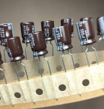 10pcs Nichicon 100uf 35v Radial Electrolytic Capacitors (Replacing 25v 16v 10v)