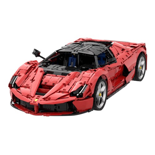 MOC-194680 Mid-engine, Mild Hybrid Sports Car 1/8 Scale 3636 Pieces Brand New - Picture 3 of 8