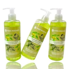 (Lot of 3) Yves Rocher Olive Petitgrain Cleansing Body and Hair Gel 10.14 fl oz.