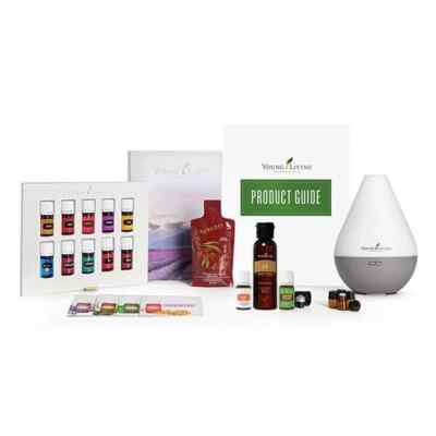 YOUNG LIVING Essential Oils - Deluxe Starter Kit with Dewdrop