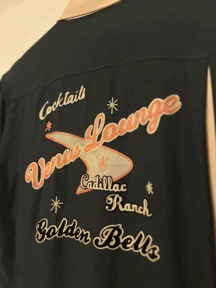 Flathead &Co Bowling Shirt Chainstitch Embroidery sz38 - Image 4 of 4