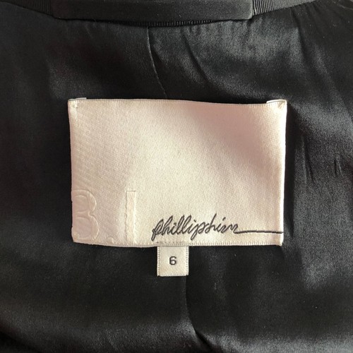 3.1 Phillip Lim Damen kurz geschnittene Einzelknopf-Blazerjacke minimalistisch schicke Arbeit - Bild 11 von 11