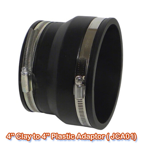 Underground Drainage Flexible Clay To Plastic Adaptors & Flexi Couplers