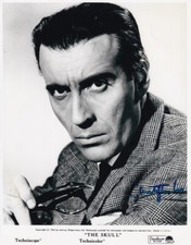 CHRISTOPHER LEE signed autograph 20x25cm THE SKULL in person autograph COA