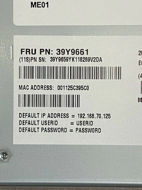IBM Brocade 4Gb SAN Switch Module for BladeCenter IBM FRU: 32R1820 - Image 2 of 3