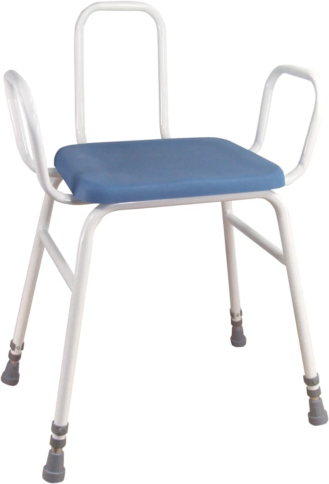 Aidapt Astral Perching Stool with Arms and Backrest -Height Adjustable VG864