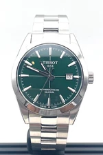 Tissot Gentleman Powermatic 80 Silicum Green Dial Men Watch T1274071109101