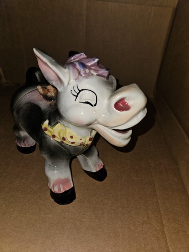 RARE VINTAGE DONKEY BURRO CONDIMENT SET OIL VINEGAR SALT PEPPER JAPAN perfect  - Picture 11 of 11