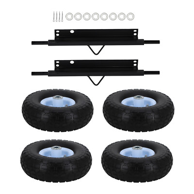 4x Wheel Kit Steel Axles Hardware for Honda Generator EU3000is 06423-ZS9-020AH