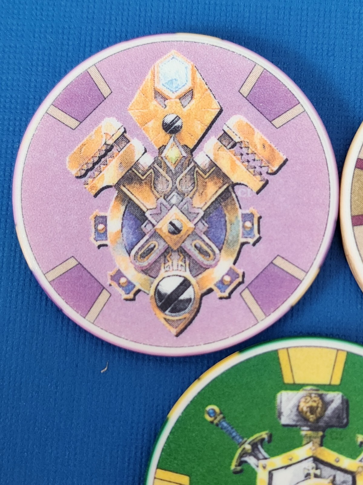 WARCRAFT III Custom Ceramic Poker Chips Chipco / Blizzard Rare Employee Qty 11 eBay