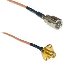 RG316 FME MALE to RP-SMA Female Flange RF Cable Rapid-SHIP LOT
