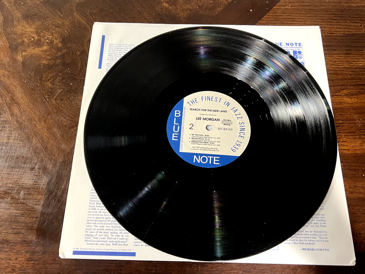 Lee Morgan- Search For The New Land- LP 1987 Blue Note BST 84169