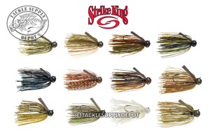 Strike-King-Jig-Tour-Grade-Football-Skirted-Weedless-Bass-3-8oz-Pick