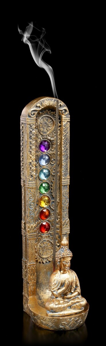 Buddha Incense Holder - Ascending Chakras - Feng Shui Räucherwerkhalter