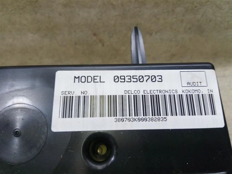 Control de clima de temperatura automático 09350703 para 01-03 OLDSMOBILE AURORA d160 Foto 4 de 4