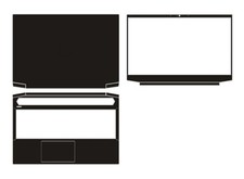 Carbon Sticker Skin Cover for HP Pavilion 16 A0034ur A0644ng A0300ng A0000 16"