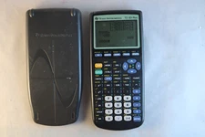 Texas Instruments TI-83 Plus Scientific Graphing Calculator W Cover Tested Works