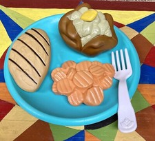 Little Tikes Fisher Price Play Food Pretend CHICKEN POTATO CARROTS LOT MTC LT2