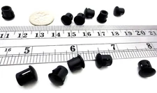 1/4" Hole Cap Sheet Metal Panel Hole Plug Black Nylon Fits 1/4" Hole 1/16" Panel