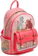 Mini mochila de cuero vegano Wondapop Disney Lady And The Tramp At Tony's 11"